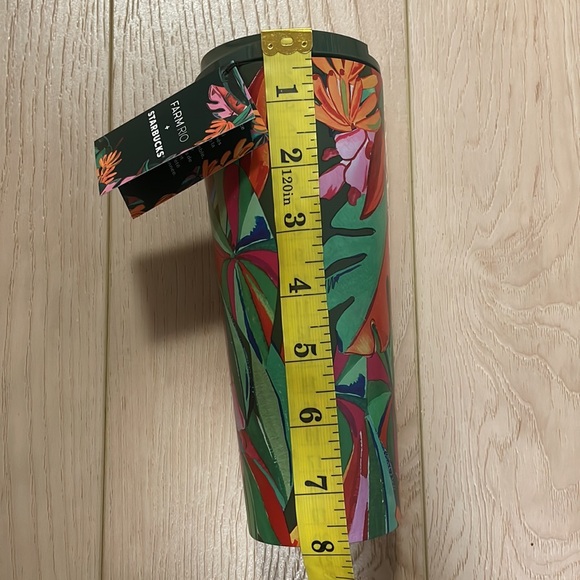 FARM Rio x Starbucks Banana Leaves 16oz Stainless Tumbler - Picture 11 of 12